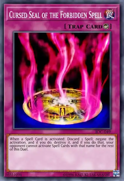 Edison Rulings for Cursed Seal of the Forbidden Spell